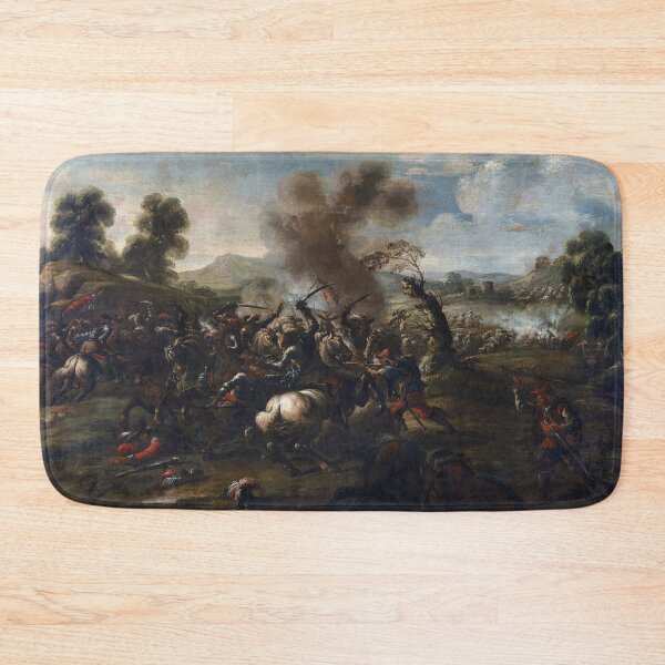 Item preview, Ciccio Napoletano - A Cavalry Battle Scene designed and sold by Art And Artist.