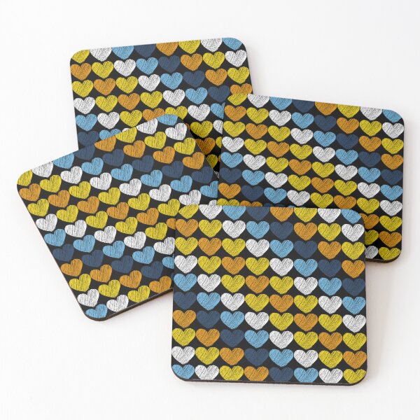 Item preview, Subtle Aroace Flag Hearts Pattern designed and sold by ontrendshirts.