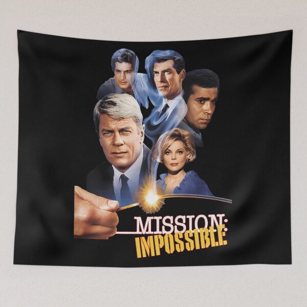Item preview, Retro Impossible Mission 60s Cast Tribute designed and sold by StansShopArt.