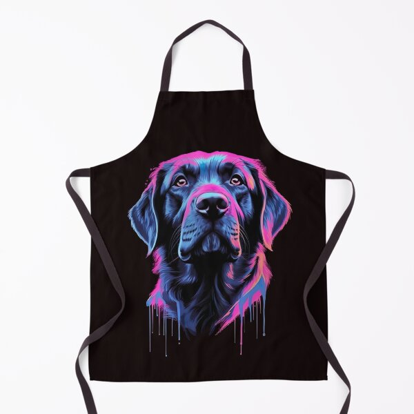 Item preview, black labrado dog lightning storm spray paint designed and sold by zeinaa1.