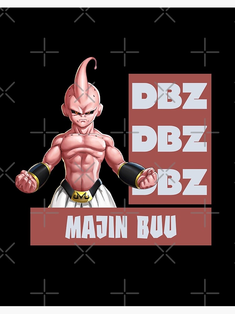 Majin Buu Streetwear anime design for dragon ball Sticker for Sale by  WahomeV