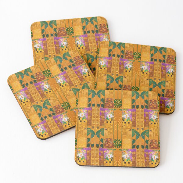 Item preview, Golden Blooms A Kaleidoscope of Nature designed and sold by ColorfulArt-Ai.