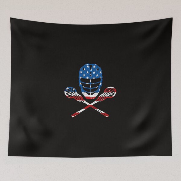 Item preview, Lacrosse American Flag Lax Helmet Sticks 4th Of July Gifts designed and sold by WandaHermann.