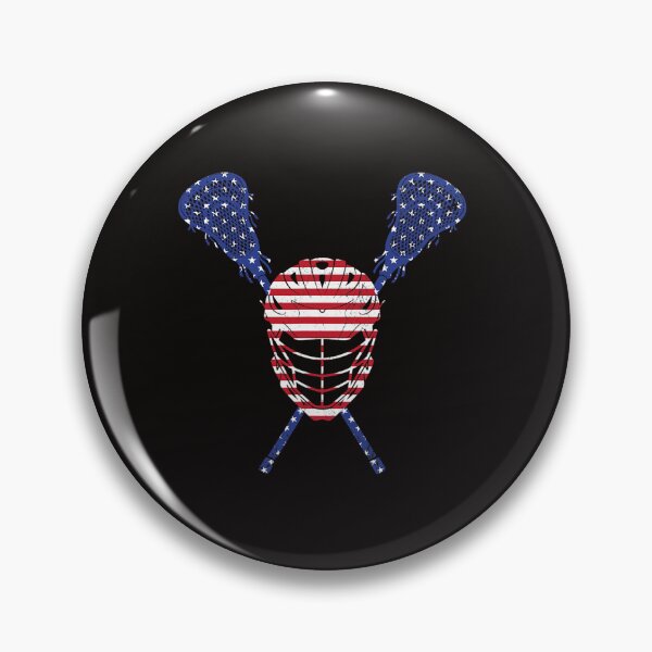 Item preview, Lacrosse American Flag Lax Helmet Sticks 4th Of July designed and sold by WandaHermann.