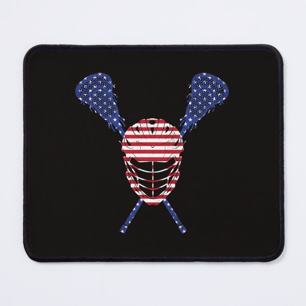 Item preview, Lacrosse American Flag Lax Helmet Sticks 4th Of July designed and sold by WandaHermann.
