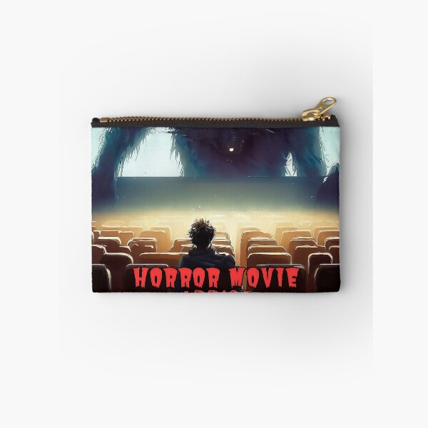 Item preview, Horror movie addict werewolf in cinema hall designed and sold by TomFrontierArt.