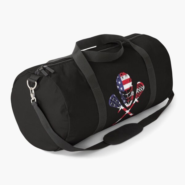 Item preview, Lacrosse American Vintage Flag LAX Helmet Stick 4th Of July designed and sold by WandaHermann.