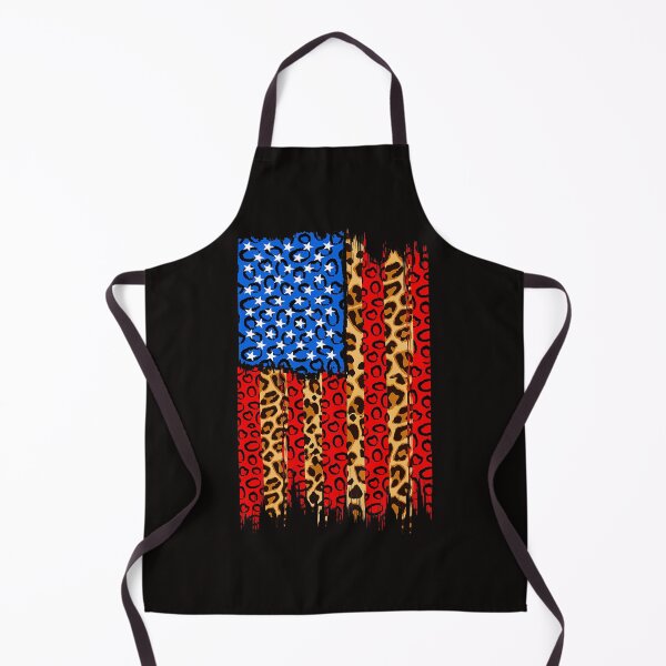 Item preview, Leopard Print Cheetah American Flag 4th Of July Independence designed and sold by WandaHermann.