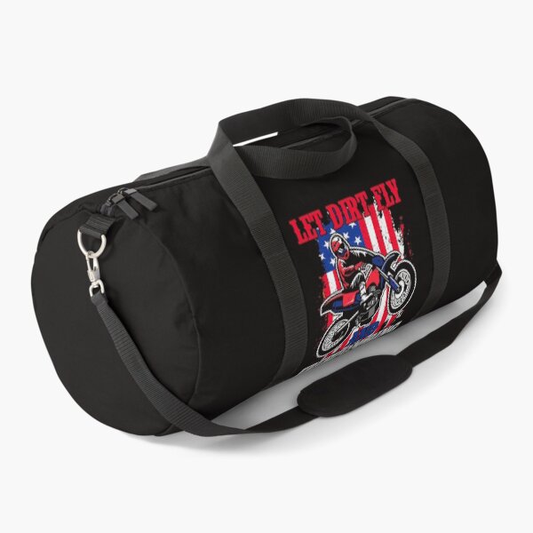Item preview, Let Dirt Fly And Freedom Ring American 4th Of July Dirt Bike designed and sold by WandaHermann.
