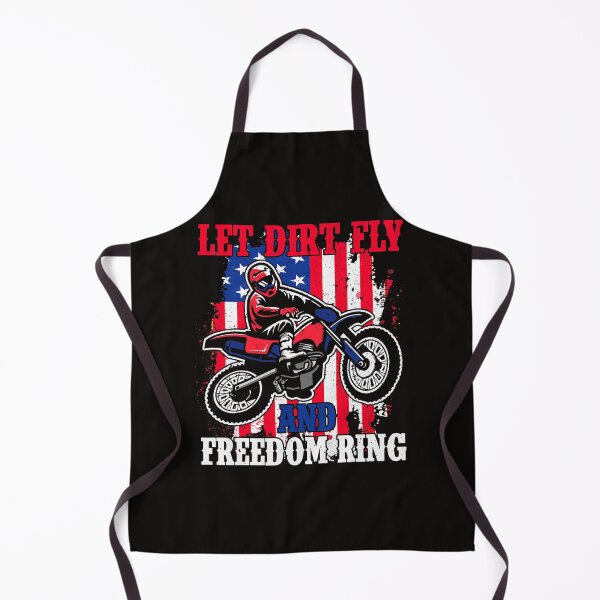 Item preview, Let Dirt Fly And Freedom Ring American 4th Of July Dirt Bike designed and sold by WandaHermann.