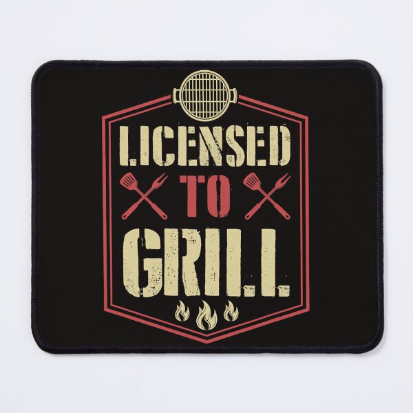 Item preview, Licensed To Grill Dad Fathers Day Party 4th of July designed and sold by WandaHermann.