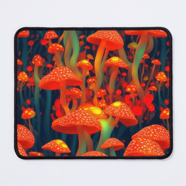 Item preview, Glowing mushroom forest pattern designed and sold by Rothnaric.