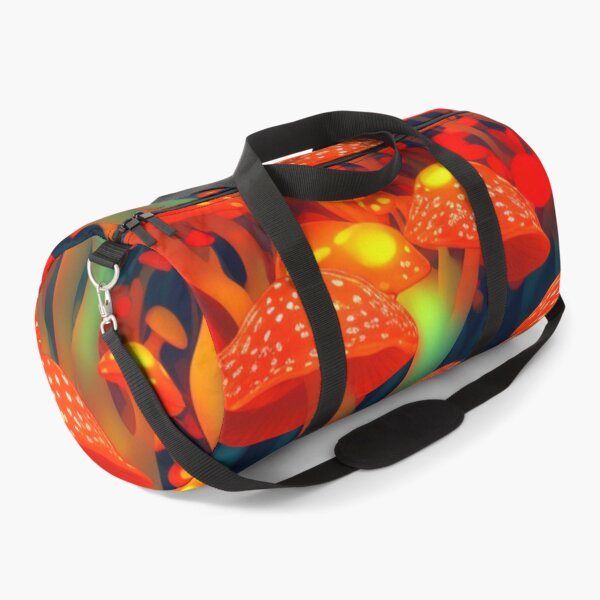 Item preview, Glowing mushroom forest pattern designed and sold by Rothnaric.