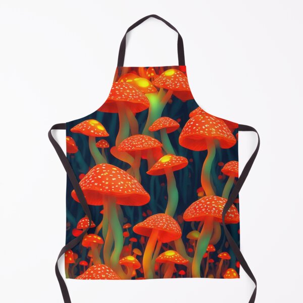 Item preview, Glowing mushroom forest pattern designed and sold by Rothnaric.