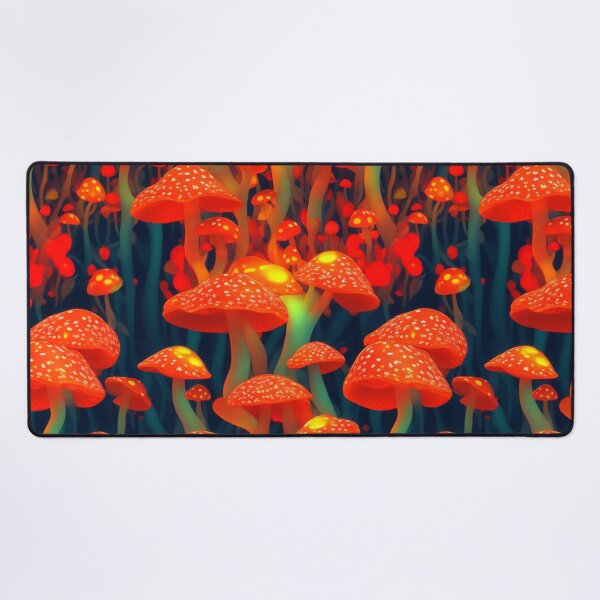 Item preview, Glowing mushroom forest pattern designed and sold by Rothnaric.