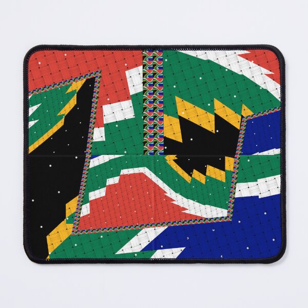 Item preview, Attractive original abstract geometric artwork, inspired by the South African flag in a vintage style. designed and sold by Ralek.