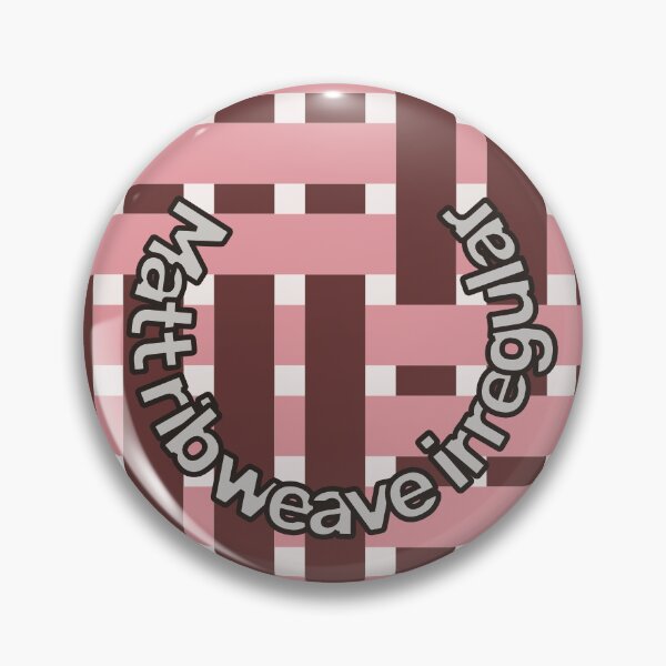 Item preview, Fabric Weave Design - Matt Rib Weave Irregular Pattern - Ivory and Rose designed and sold by DesignCentrum.