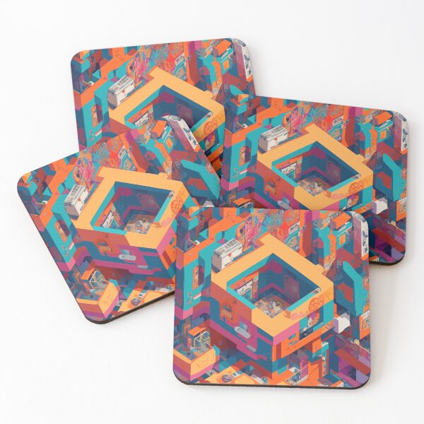 Item preview, Cubic colorfull abstract design designed and sold by IDEA-POINT.