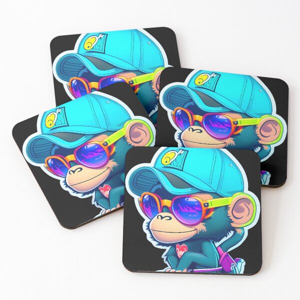 Item preview, Cute Neon Monkey designed and sold by Crazy4Graphics.