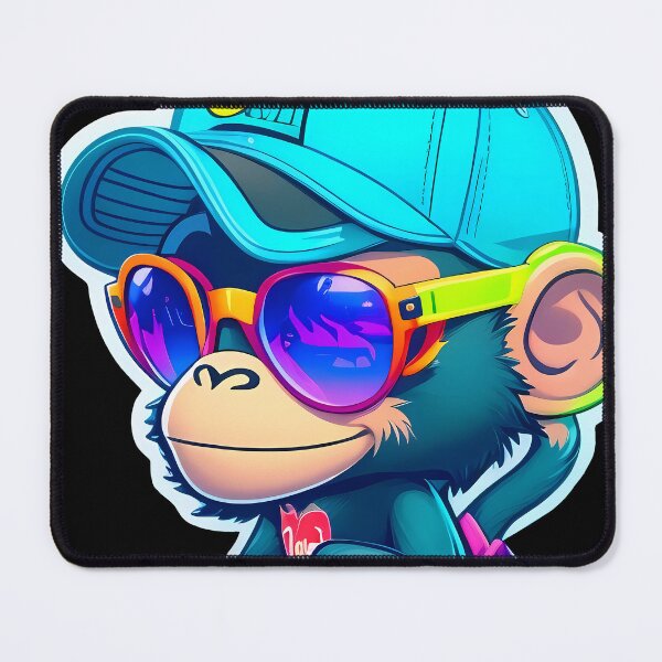 Item preview, Cute Neon Monkey designed and sold by Crazy4Graphics.