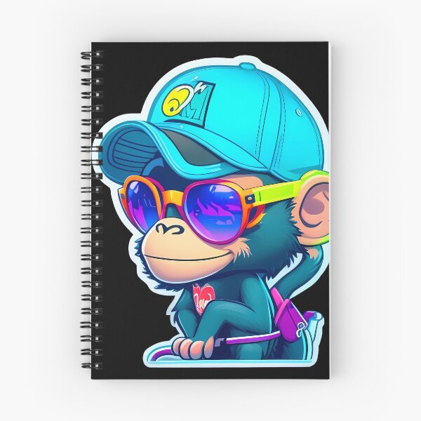 Item preview, Cute Neon Monkey designed and sold by Crazy4Graphics.