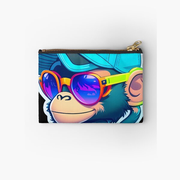 Artikelvorschau, Niedlicher Neon-Affe entworfen und verkauft von Crazy4Graphics.