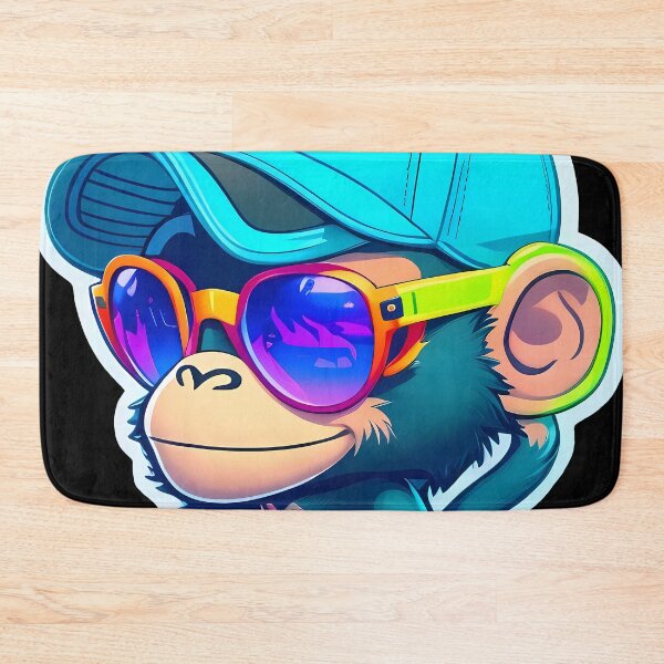 Item preview, Cute Neon Monkey designed and sold by Crazy4Graphics.