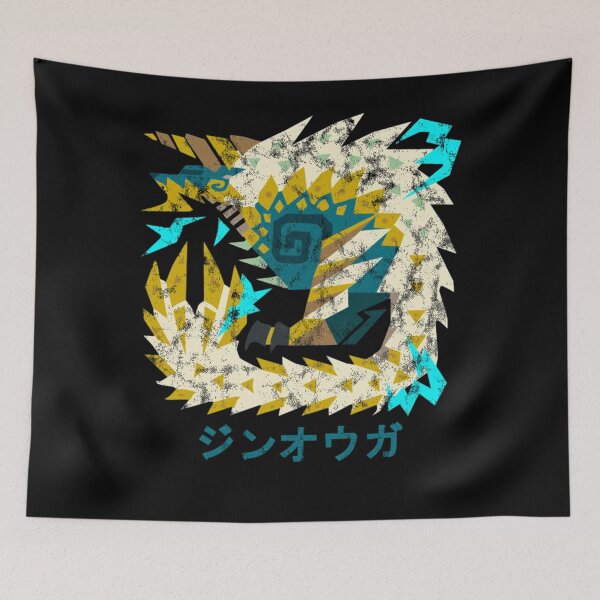 Item preview, Monster Hunter World Iceborne Zinogre Kanji Icon  designed and sold by PatriciasCurd.