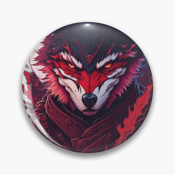 Item preview, Fearless Warrior Wolf designed and sold by LEVI SALVIAN JANITRA.