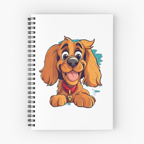 Item preview, Cheerful Cocker Spaniel Companion - Cartoon Style designed and sold by SADStyleDesigns.