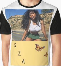 SZA with butterfly Graphic T-Shirt