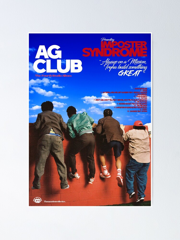 Disover AG Club Album Poster "IMPOSTER SYNDROME" Poster