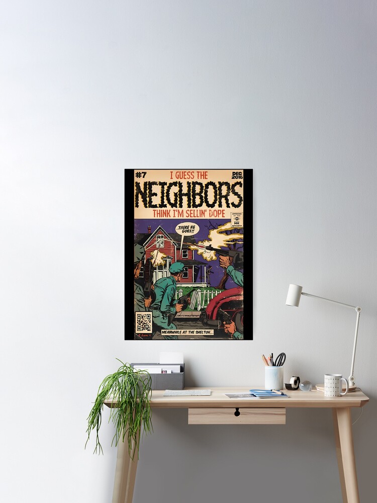 4 Your Eyez Only Album Neighbors Lyrics - I Guess The Neighbors Think I'm  Sellin' Dope Greeting Card for Sale by Pierik-OnePerc