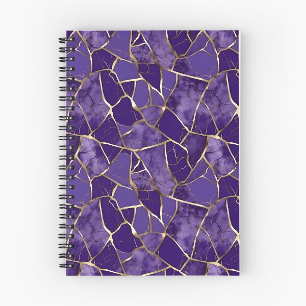 Item preview, Kintsugi Purple Pattern designed and sold by liligo-art.