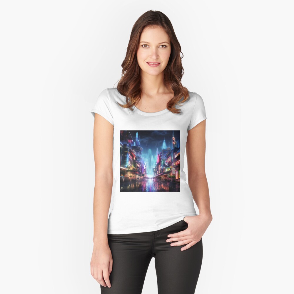 Item preview, Fitted Scoop T-Shirt designed and sold by garretbohl.