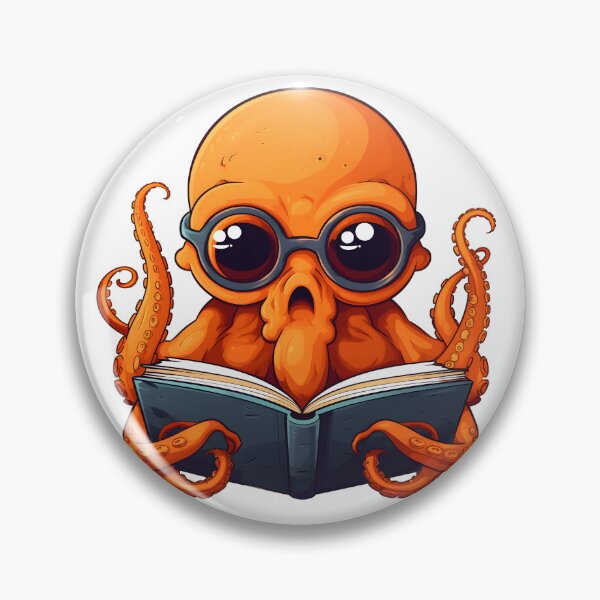 Item preview, The Wise Octopus: A Scholar of the Deep designed and sold by aigcx.