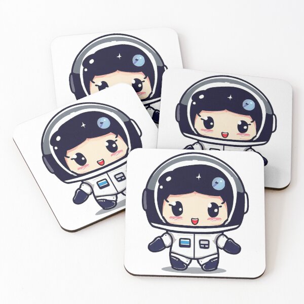 Item preview, Cute Girl Astronaut designed and sold by Innercosmic.