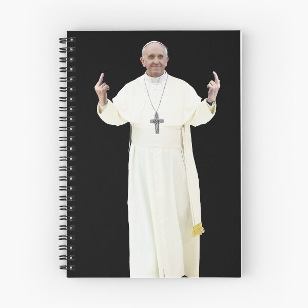 Item preview, High Resolution Standing Bird Flipping Pope Francis designed and sold by worn.
