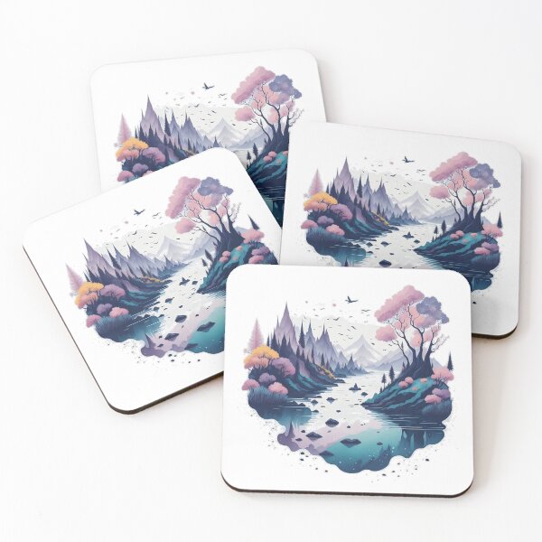 Item preview, Beautiful river scenery designed and sold by MikesArtDesign.