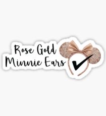 Rose Gold Ears Sticker