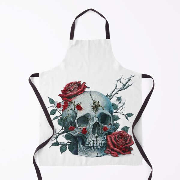 Item preview, Skull and roses flowers designed and sold by sergeibz.