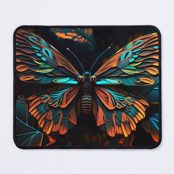Item preview, 3D Butterfly Delight: A Captivating Background Pattern designed and sold by Visual Foundry.