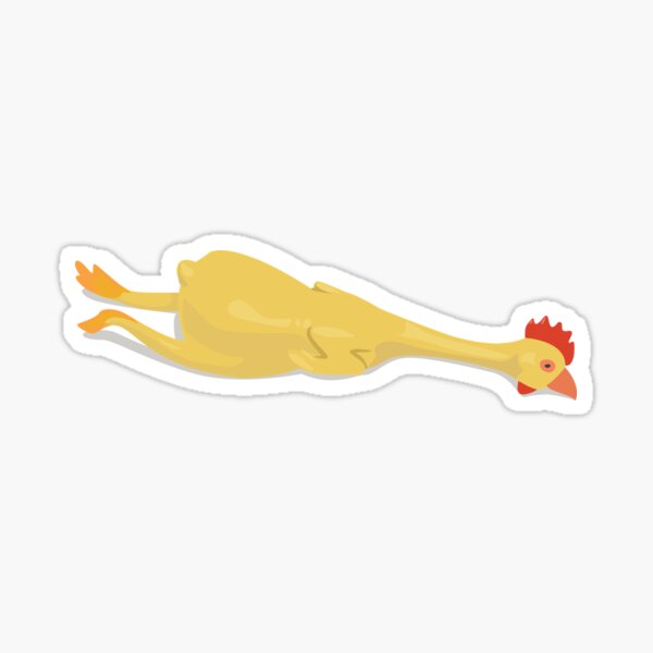 Rubber Chicken Sticker