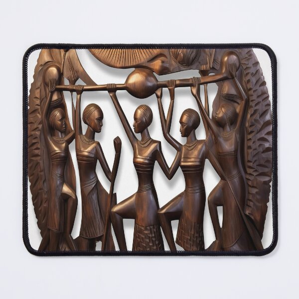 Item preview, Dance Africa - 1 Serenity in Ebony designed and sold by PowerOnAtlanta.