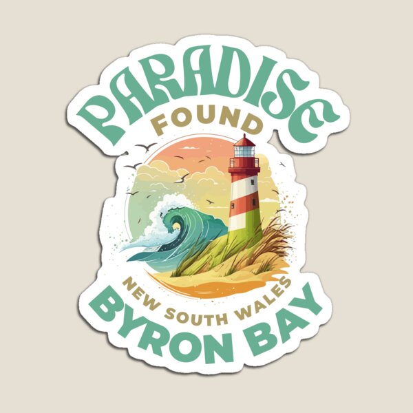 Artikel-Vorschau von Wunderschöner Leuchtturm von Byron Bay, designt und verkauft von CyberYogi.