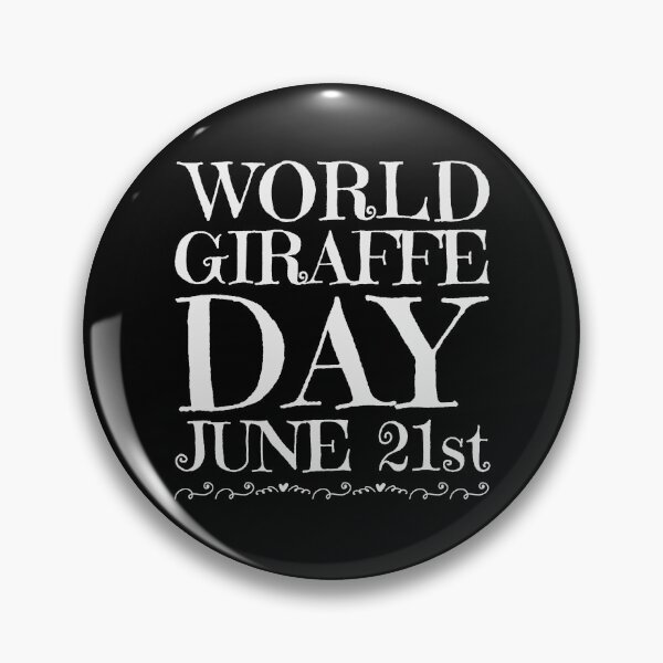 Item preview, World Giraffe Day designed and sold by PetSafari.