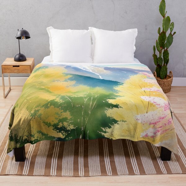 Item preview, Watercolor Mountain Landscape - Impressionism and Chinese painting designed and sold by joejiing.