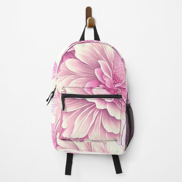 Item preview, Whispering Petals: Pink Flowers on a White Background designed and sold by cece4410.