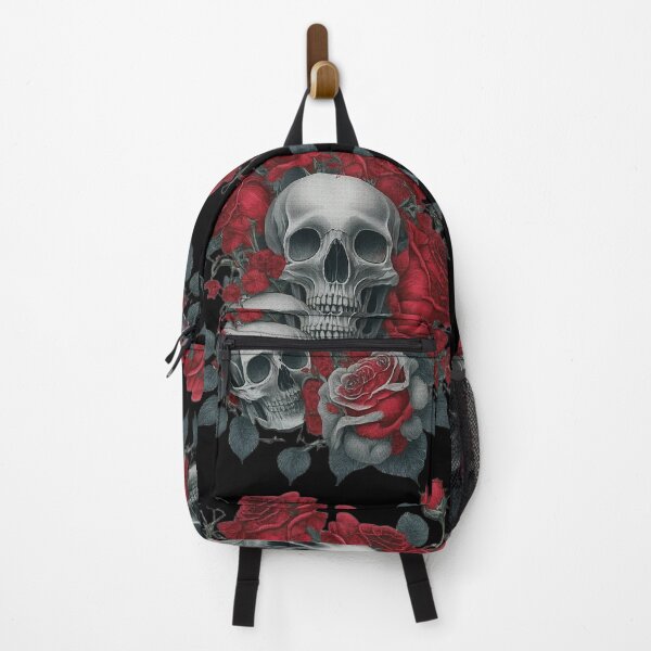 Item preview, Skull and roses flowers designed and sold by sergeibz.