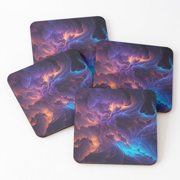 Item preview, Celestial Harmony: Colorful Nebula with Blue and Purple Hues designed and sold by Visual Foundry.